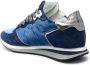 Philippe Model Paris suede-panelled low top sneakers Blue - Thumbnail 3