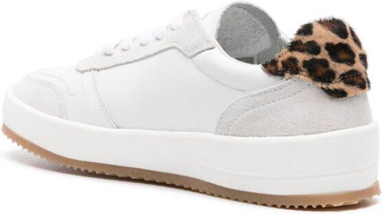 Philippe Model Paris Temple leather sneakers White