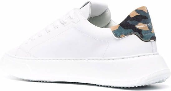 Philippe Model Paris Temple Veau Camouflage sneakers White