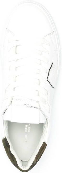 Philippe Model Paris Temple Veau low-top sneakers White