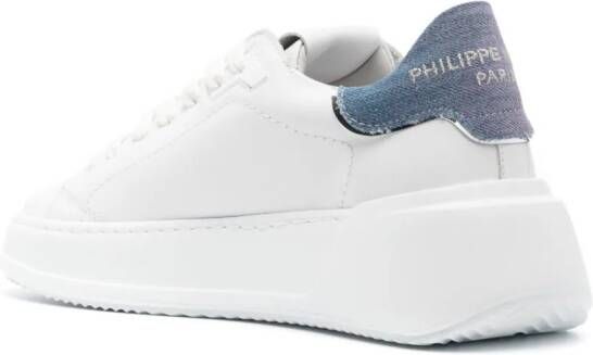 Philippe Model Paris Tres Temple lace-up sneakers Blue