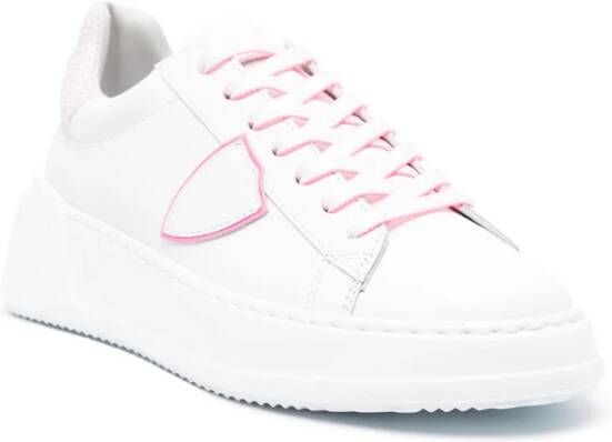 Philippe Model Paris Tres Temple lace-up sneakers White