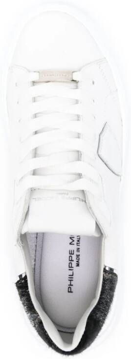 Philippe Model Paris Tres Temple leather sneakers White