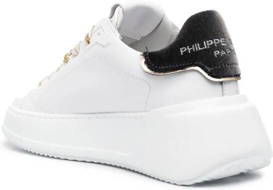 Philippe Model Paris Tres Temple low-top sneakers White