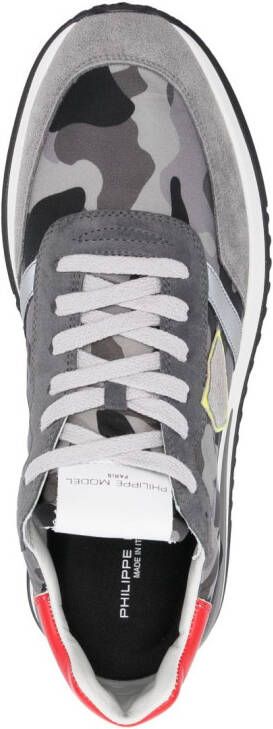 Philippe Model Paris Tropez 2.1 printed lace-up sneakers Grey