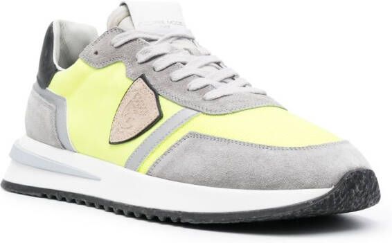 Philippe Model Paris Tropez 2.1 suede lace-up sneakers Yellow