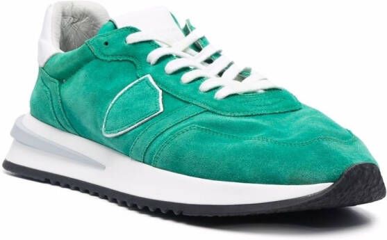 Philippe Model Paris Tropez 2.1 washed suede sneakers Green