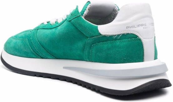 Philippe Model Paris Tropez 2.1 washed suede sneakers Green