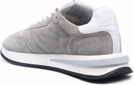 Philippe Model Paris Tropez 2.1 washed suede sneakers Grey