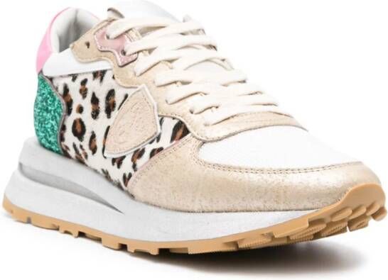 Philippe Model Paris Tropez Haute leopard-print sneakers Neutrals