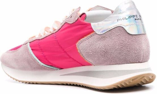 Philippe Model Paris Tropez low-top leather sneakers Pink