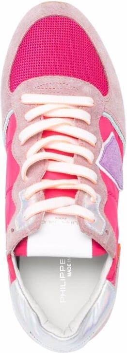 Philippe Model Paris Tropez low-top leather sneakers Pink