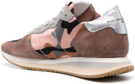 Philippe Model Paris TRPX camouflage low-top sneakers Pink