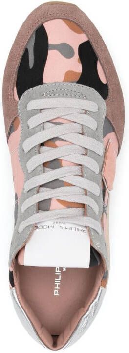 Philippe Model Paris TRPX camouflage low-top sneakers Pink