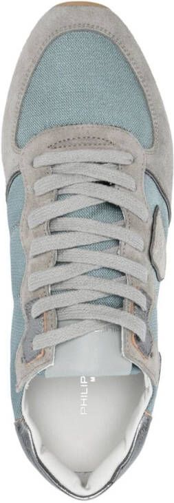 Philippe Model Paris TRPX leather low-top sneakers Blue