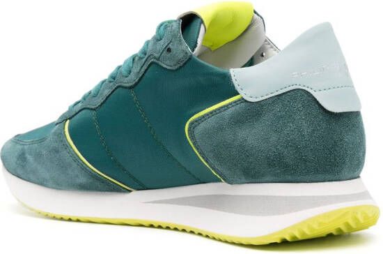 Philippe Model Paris TRPX leather low-top sneakers Green
