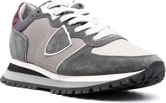 Philippe Model Paris TRPX leather low-top sneakers Grey