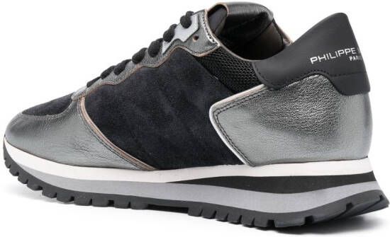 Philippe Model Paris TRPX leather low-top sneakers Grey