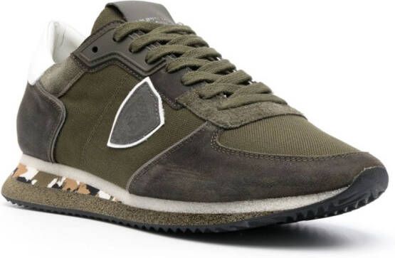 Philippe Model Paris TRPX Running leather sneakers Green