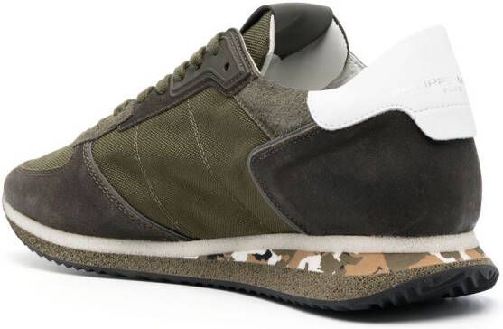 Philippe Model Paris TRPX Running leather sneakers Green