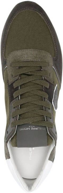 Philippe Model Paris TRPX Running leather sneakers Green