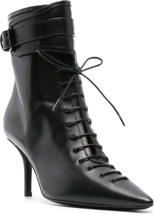 Philosophy Di Lorenzo Serafini 100mm leather ankle boots Black