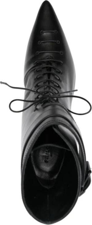 Philosophy Di Lorenzo Serafini 100mm leather ankle boots Black