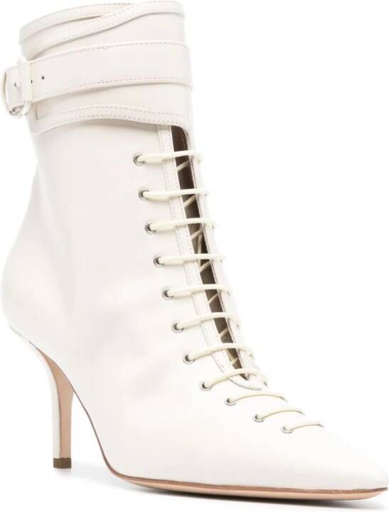 Philosophy Di Lorenzo Serafini 80mm leather ankle boots White
