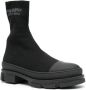 Philosophy Di Lorenzo Serafini logo-knit sock boots Black - Thumbnail 2