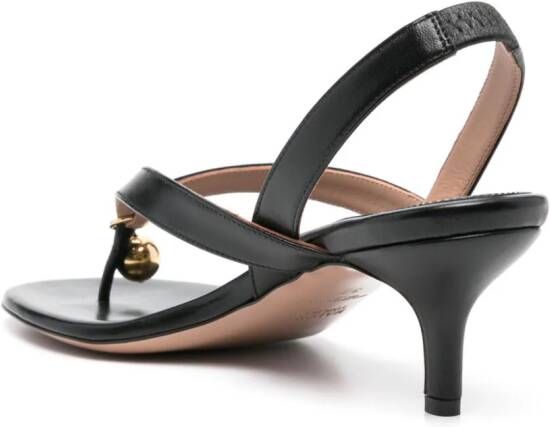 Philosophy Di Lorenzo Serafini x Malone Souliers Lucie 65mm leather sandals Black