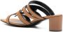 Pierre Hardy 50mm leather open-toe mules Brown - Thumbnail 3