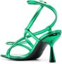 Pierre Hardy 60mm crossover-strap sandals Green - Thumbnail 3