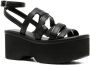 Pierre Hardy 80mm strappy wedge sandals Black - Thumbnail 2