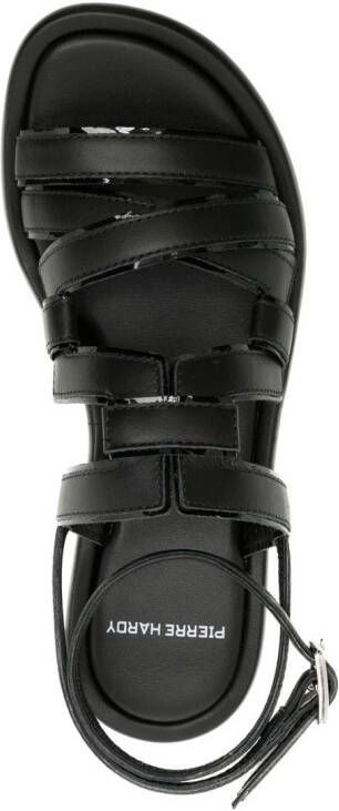 Pierre Hardy 80mm strappy wedge sandals Black