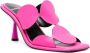 Pierre Hardy Lava Bulles 85mm laser-cut leather mules Pink - Thumbnail 2