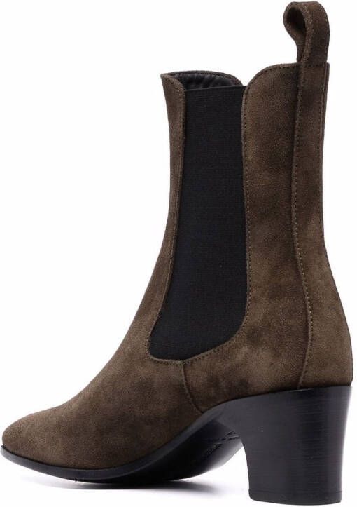 Pierre Hardy Melody suede Chelsea boots Green