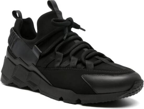 Pierre Hardy Trek Comet low-top leather sneakers Black