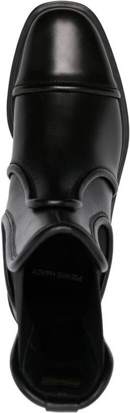 Pierre Hardy Xanadu 55mm leather boots Black