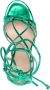 PINKO 105mm cut-out sandals Green - Thumbnail 4