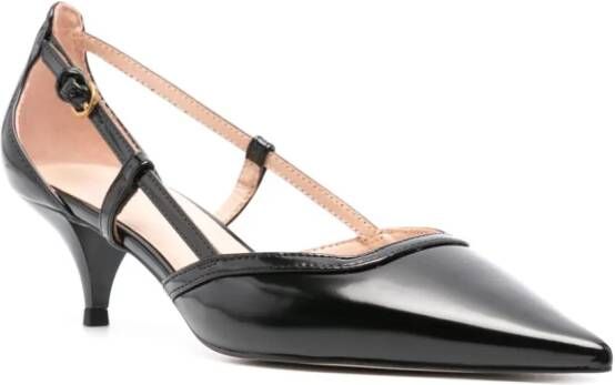 PINKO 50mm pointed-toe pumps Black