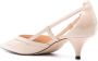 PINKO 50mm pointed-toe pumps Neutrals - Thumbnail 3