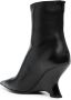 PINKO 90mm ankle leather boots Black - Thumbnail 3