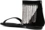 PINKO crystal-embellished suede sandals Black - Thumbnail 3