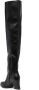 PINKO faux-leather knee-high boots Black - Thumbnail 3