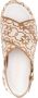 PINKO Flores embroidered-Love Birds sandals Brown - Thumbnail 4