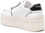 PINKO Greta two-tone platform sneakers White - Thumbnail 3