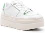 PINKO Greta two-tone platform sneakers White - Thumbnail 2