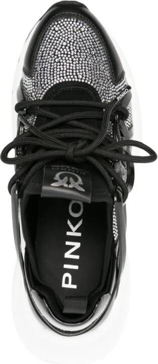 PINKO Love Birds-detail chunky sneakers Black