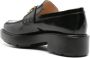 PINKO Love Birds leather loafers Black - Thumbnail 3