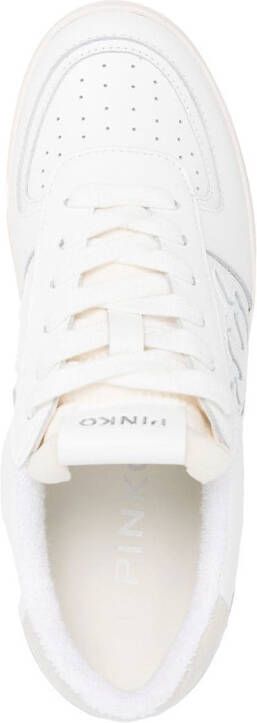PINKO love-logo sneakers White